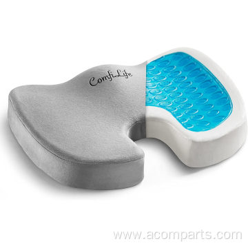 Gel Enhanced Seat Cushion - Non-Slip Orthopedic Gel